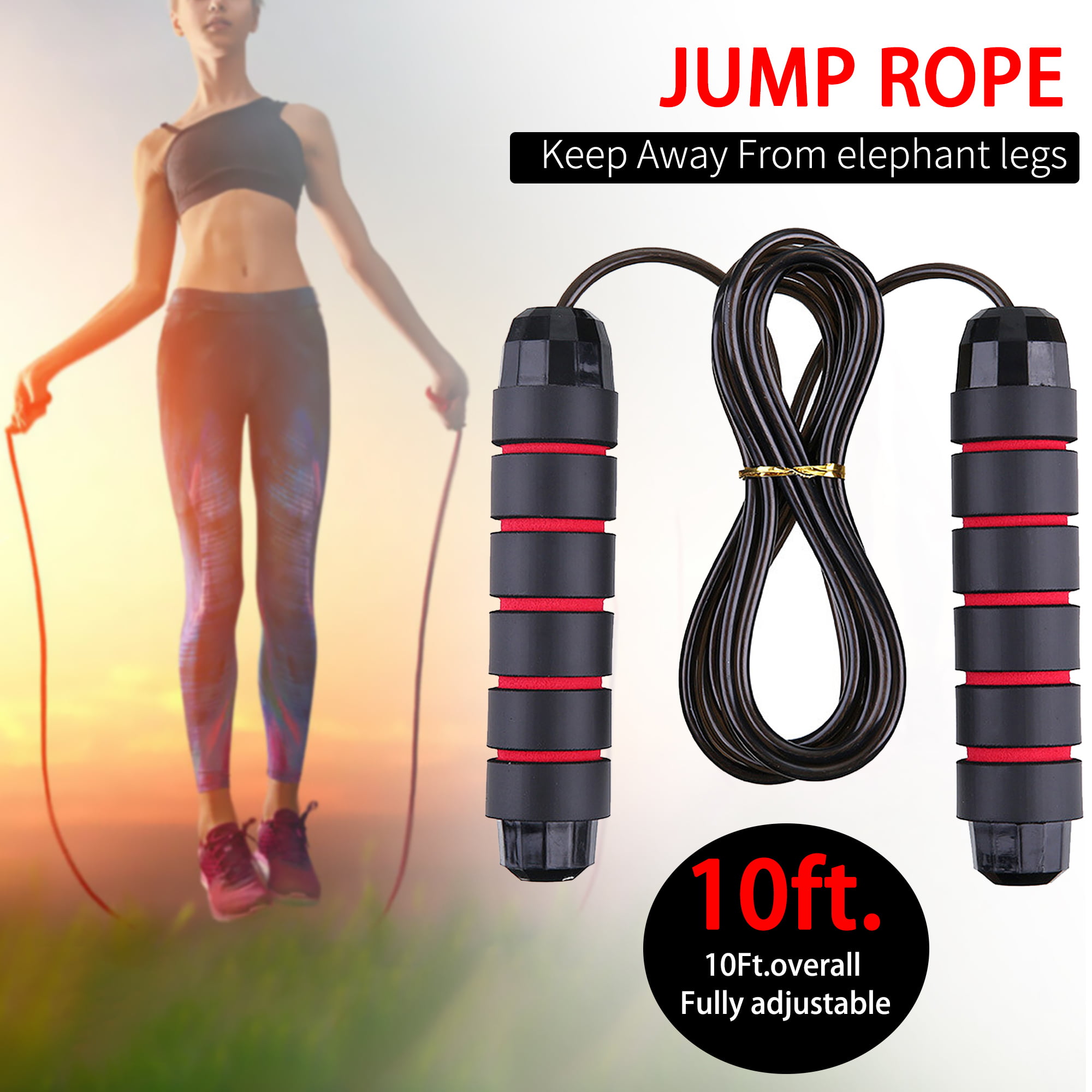 Details about   Adjustable Speed Skipping Rope Boxing Weight Loss Exercise Gym for Adult Child