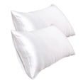 thumbnail image 3 of Christmas Gifts Clearance! Dezsed 20*30 Inch Satin Pillowcase, Imitation Silk Pillowcase (2pc) on Clearance White, 3 of 4