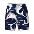 thumbnail image 4 of Lsque Mens Swim Trunks Angry Shark Pattern - Bathing Suit Compression Liner - Beach Swim Shorts Swimwear - (S-3XL) - Stretch Quick Dry -3X-Large, 4 of 9