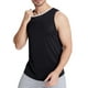 thumbnail image 2 of Txlixc - Chaleco de seda helada para hombre, sin mangas, ajustado, para deportes, fitness, tops de fondo Txlixc  Moda, 2 of 8