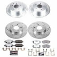 thumbnail image 3 of PowerStop Front and Rear Z26 Street Warrior Carbon-Fiber Ceramic Brake Pad and Drilled and Slotted Rotor Kit Fits: NISSAN Select Models K8359-26, 3 of 9