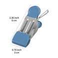 thumbnail image 3 of Stainless Steel Clothes Pins Windproof Metal Pants Clips Strong Drying Clips for Clothes Household Laundry Accessories Pack of 12 2 x 6 x 2 cm, 3 of 3