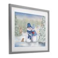 thumbnail image 3 of Stupell Industries Snow In Love Snowman Couple Gray Framed Print Under Glass, design by Lynn Kellan, 17 x 21, 3 of 10