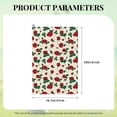 thumbnail image 4 of Lsque Rose Flowers Premium Golf Towel - Ultra Absorbent and Quick Drying Microfiber Towel with Carabiner - Gift for Men -24" X 16", 4 of 8