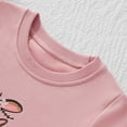 thumbnail image 5 of Tiijoy Toddler Girls Sweatshirt Cartoon Animal Print Crew Neck Sweatshirts, Sizes 3-4T, 5 of 7