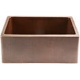 thumbnail image 2 of Premier Copper Products KSP3-KASDB25229 25 inch Hammered Copper Kitchen Apron Sink with Drain, 2 of 9