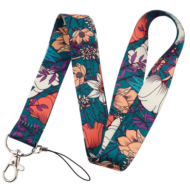 Cordón de arte bonito para llaves, soporte para tarjetas de crédito, identificación, accesorios para teléfonos móviles, 100 diseños