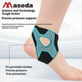 thumbnail image 4 of QHUDLV -thin Ankle Brace Ankle Fixation Brace Bi-directional Strap Compression F3, 4 of 9