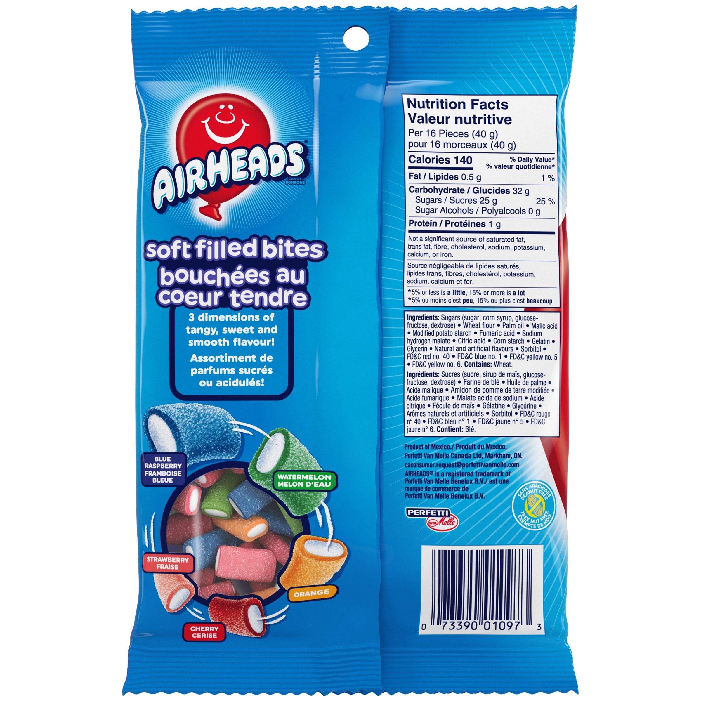 Airheads Soft Filled Bites