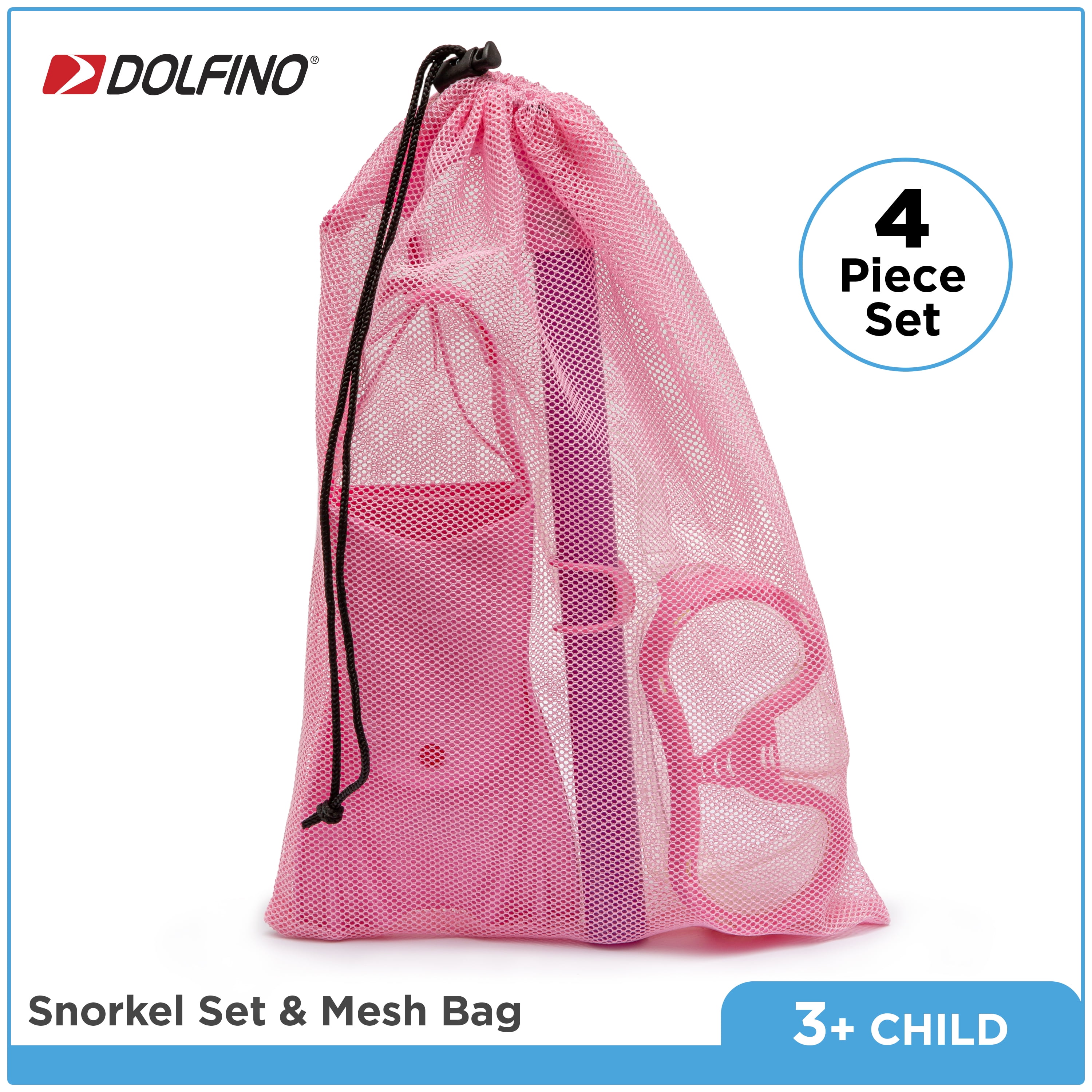 EyePop 4-Piece Pink Dive Set for Children, Unisex