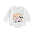 thumbnail image 1 of WEAIXIMIUNGChristmas Autumn Long Sleeve Pumpkin Print Romper for 3-6 Months, 1 of 4