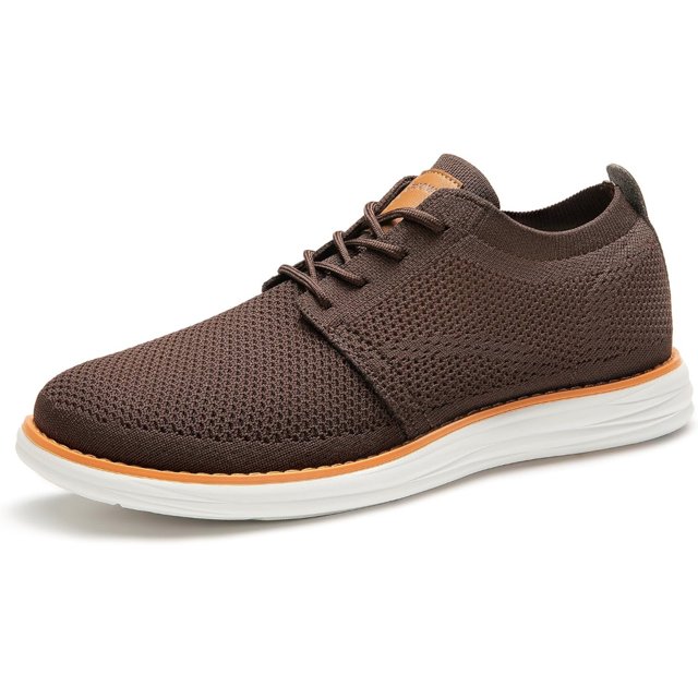 Zapatos Semiformales para Hombre BMNY Con Cinta Tipo Choclo Café Talla 26.5