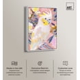 thumbnail image 2 of Cockatoo In Pastel Beach Life Inspired Canvas Wall Art by Art Remedy, White Floater Frame, 30"x45", 2 of 7