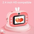 thumbnail image 4 of Cámara Compacta para Niños, Fotografía A Color de Alta Resolución, Cámara de para Selfies con Doble Lente, Color Rosa., 4 of 5