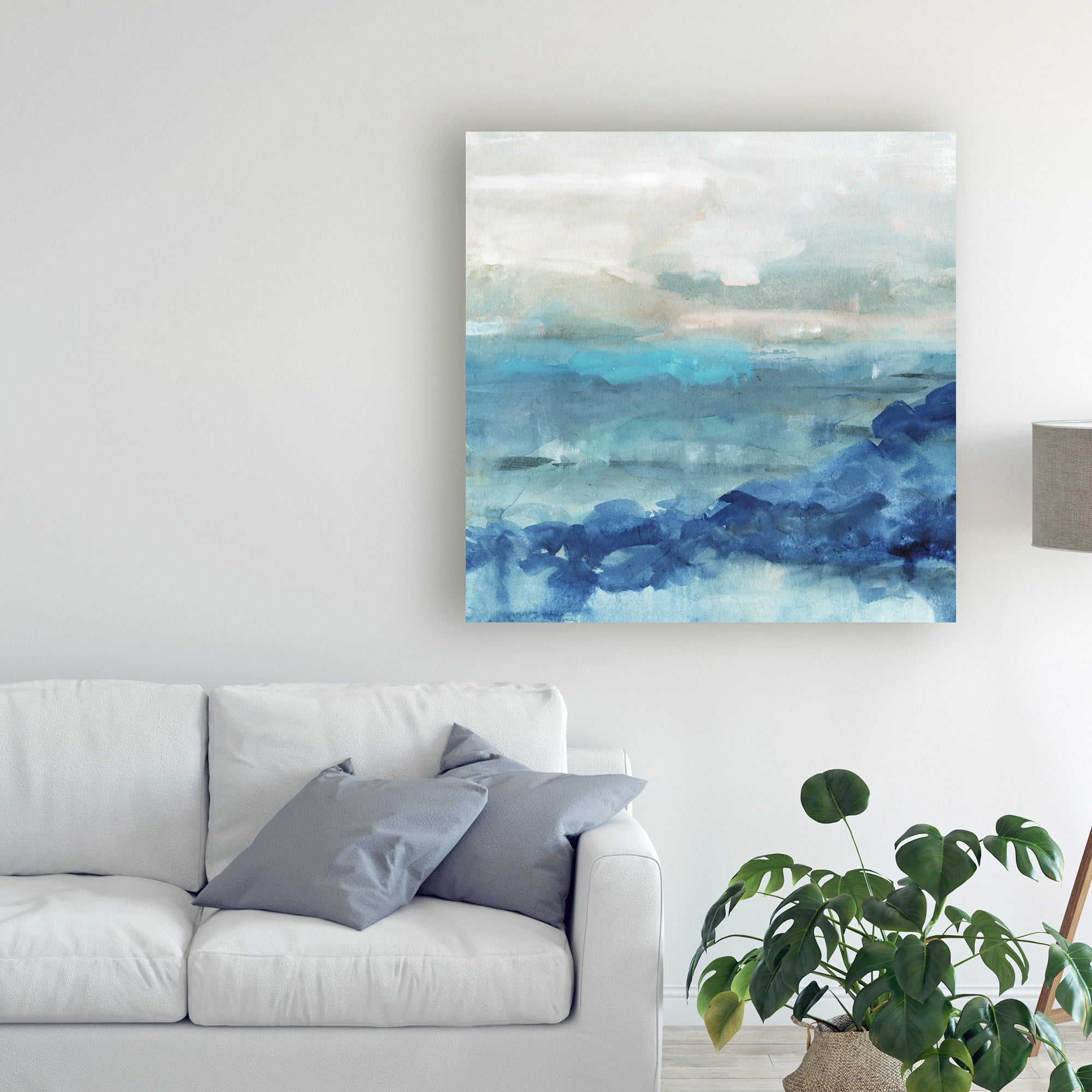 Trademark Fine Art 'Sea Swell I' Canvas Art by Victoria Borges
