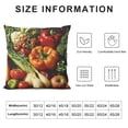 thumbnail image 5 of Qinduosi Vegetable Fruit Print Corduroy Throw Pillow Covers,Inches,Pillow Cushion Cases,Throw Pillows for Couch Bedroom Living Room White, 5 of 5