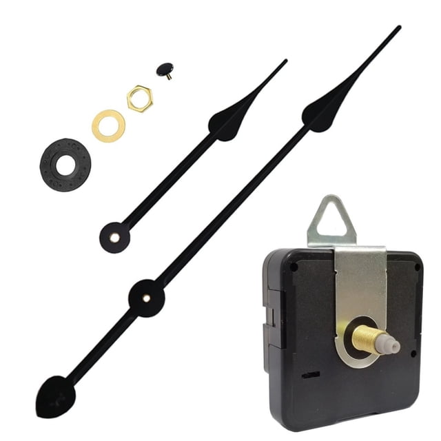Silent Quartz Wall Clock Repair Kit, Wall Clock Accessories Set Silent Quartz Clock Movement + Hour and Minute Hand Thin Accurate Diy Clock Repair and Replacement Accessories