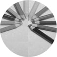 thumbnail image 1 of Ahgly Company Machine Washable Indoor Round Transitional Platinum Gray Area Rugs, 7' Round, 1 of 7
