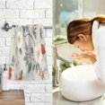 thumbnail image 7 of Yayeee 2 Pack Hand Towels for Bathroom 100% Cotton 16" x 28" Soft Absorbent Kitchen Towel, Red and White Floral Pattern, 7 of 7