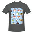 thumbnail image 4 of Bingfone Kawaii Sushi Men'S Loose Fit Short-Sleeve Pocket T-Shirt, 4 of 7