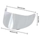thumbnail image 2 of Casco Lente de escudo de cara completa Gafas antifog para AGV K5 K3SV K1 (transparente), 2 of 3