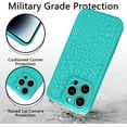 thumbnail image 2 of Blue Leopard Designed for iPhone 14 Pro Max Case, Cute Cheetah Print Pattern Rugged TPU Phone Case for Girls Women Men, Leopard iPhone 14 Pro Max 6.7 Inch, 2 of 11