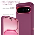 thumbnail image 3 of Petocase for Google Pixel 11 Case/ Google Pixel 11 Pro Case (2026),Rugged Heavy Duty Shockproof Dust/Drop Proof Phone Case for Google Pixel 11 /Google Pixel 11 Pro,Purple Pink, 3 of 7
