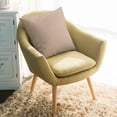 thumbnail image 2 of Throw Pillow Covers 26x26 Inch, Beige Solid Color Decorative Pillow Cases for Couch Sofa Bed, Aesthetics Contemporary Luxury Cotton Linen Square Home Decor Pillowcases with Hidden Zipper, 2 of 7