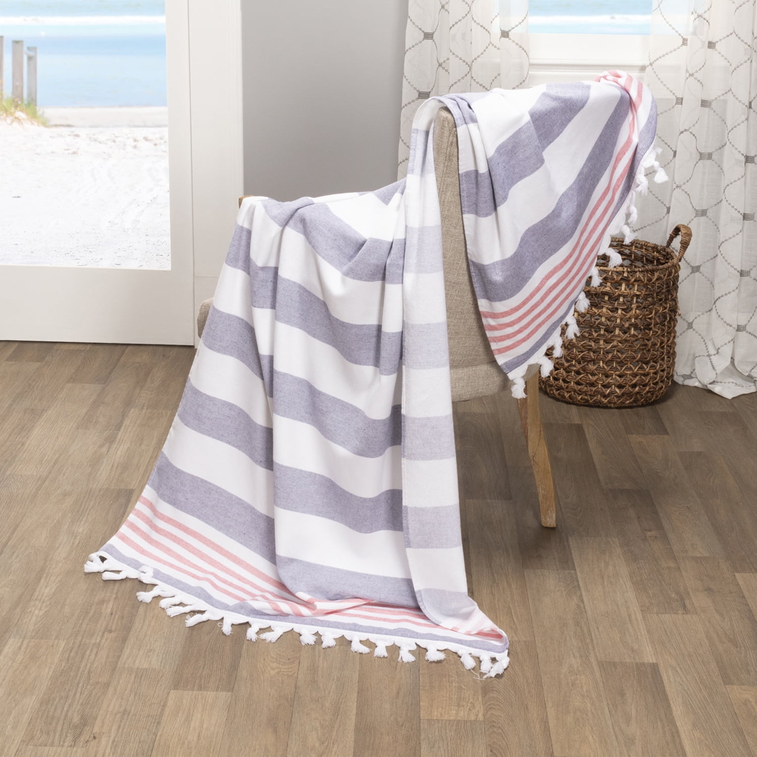 Kassatex Block trailler Stripe Beach Towel
