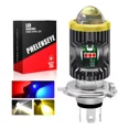 thumbnail image 1 of Faro Lupa Led Moto H4 9003 Hb2 Estrobo 4 Color Luz Alta Baja, 1 of 8