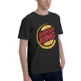 thumbnail image 2 of Burger King Logo Men'S Basic Short Sleeve T-Shirt Fad Black Small, 2 of 8