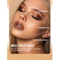 thumbnail image 5 of 8 Colors Fashion Pearly Shinny Eye Shadow, Durable Smooth Waterproof Eye Shadow Stick Sparkling Flash Eye Shadow Glossy Smoked Eye Makeup(B), 5 of 8