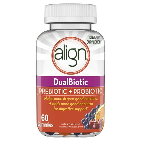 Align DualBiotic, Daily Prebiotic and Prebiotic Supplement, 60 (Best Prebiotic For Sleep)