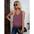 thumbnail image 7 of 2024 Womens Fashion Tank Tops Spring Summer Clothes Casual V Neck Sleeveless Loose Fit Y2K Outfit Cute Cami Shirts, 7 of 7