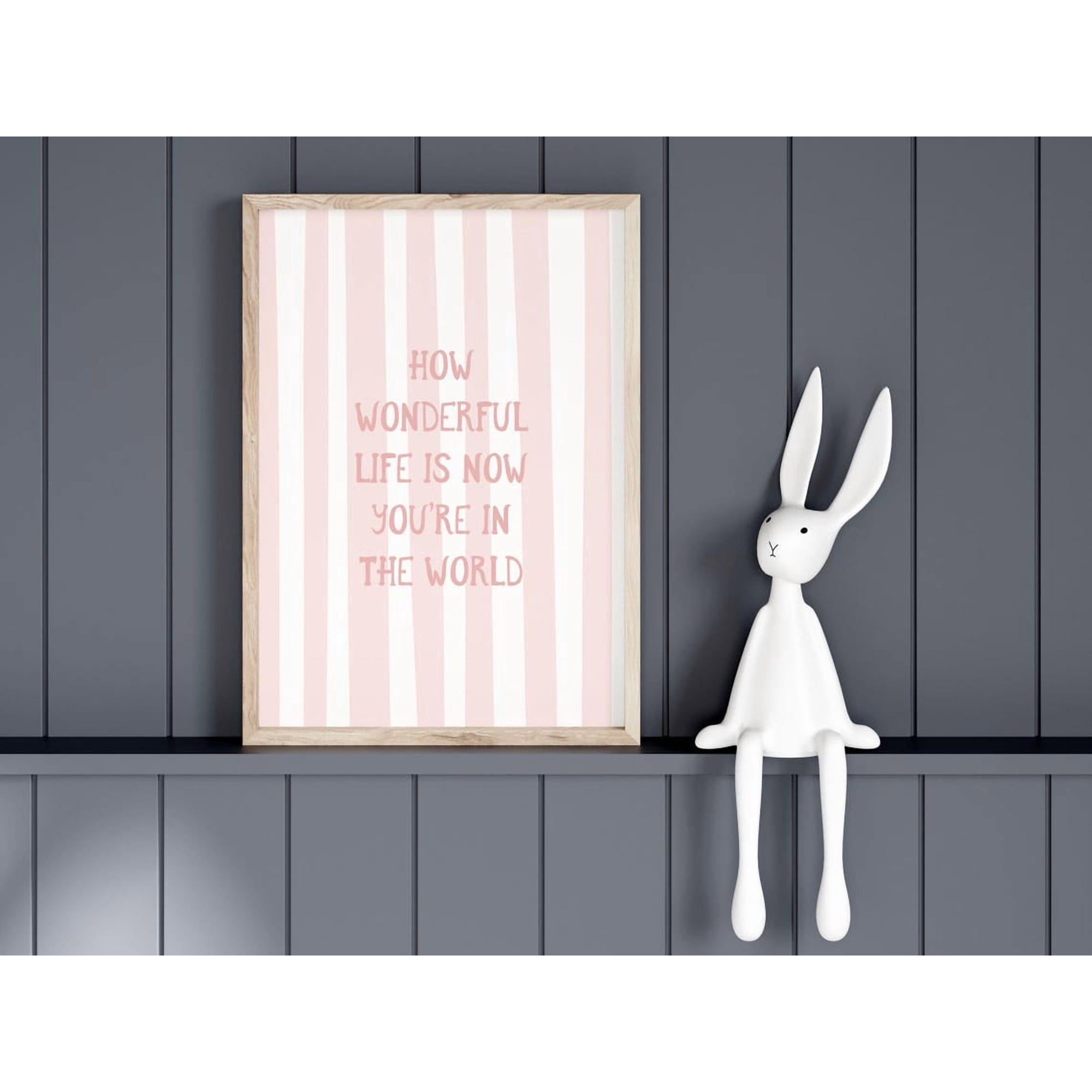 Wonderful Life Wall Art Print Sweet Nursery Room Decor