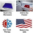 thumbnail image 6 of KOYA Naturals Soft Purple Velvet Flax Seed Microwavable Heating Pad with Lavender, 6 of 6