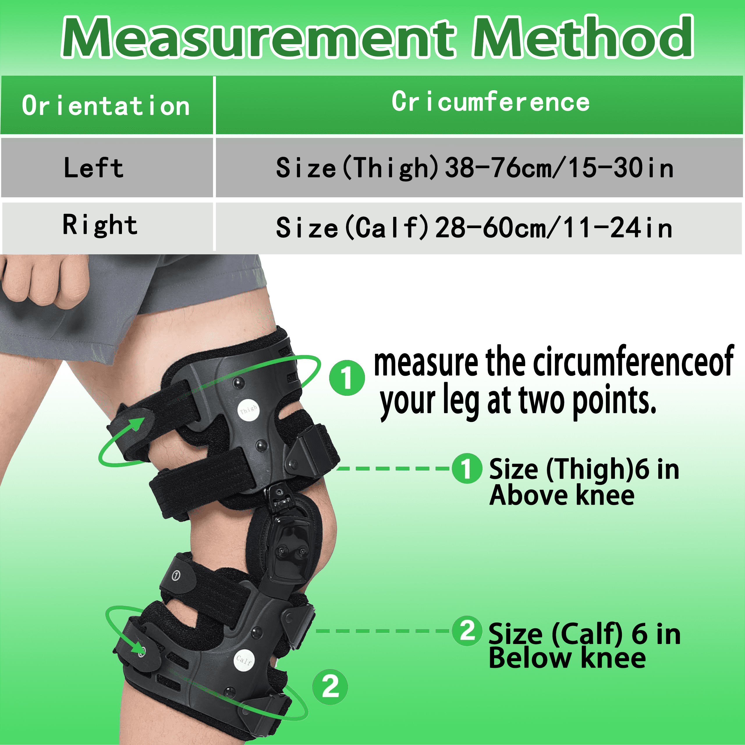 Komzer Lateral OA Unloader Knee Brace for Osteoarthritis, Arthritis Knee Pain Relief, Bone on Bone Joint Degeneration Offloader (Left)
