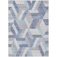 thumbnail image 2 of Addison Rugs Chantille Indoor/Outdoor Transitional Geometric Denim Washable Rectangle Rug, 5' x 7'6", 2 of 6