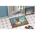 thumbnail image 2 of Carolines Treasures CK1216JMAT German Shepherd Spring Door Mat Indoor Rug or Outdoor Welcome Mat 24x36 Doormat  36"L x, 2 of 4