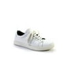 Pre-owned|Rebecca MinkoffWomens Textured Lace-Up Low Top Darted Sneakers White Size 7.5