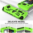 thumbnail image 5 of Tianle Compatible with Steam Deck/Steam Deck OLED Standing Protective Case, Thickening Silicone Accessories Protector, Soft Cover Skin Shell, Full Protection for Valve Stream Deck (Green), 5 of 7