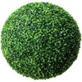 thumbnail image 1 of Topiary Balls 9 Inch Fake Bushes Boxwood Ball Artificial Plastic Plant Decorative Topiary Tree for Backyard, Balcony, Garden, Wedding Artificial Grass, 23 Cm/9.06 Inch., 1 of 8