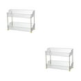thumbnail image 2 of Maytalsory Bathroom And Sink Storage Cabinet Kitchen Kitchen Shelf Transparent Color Say Goodbye Cluttered Functional Solution Transparent color 2 2Set, 2 of 6
