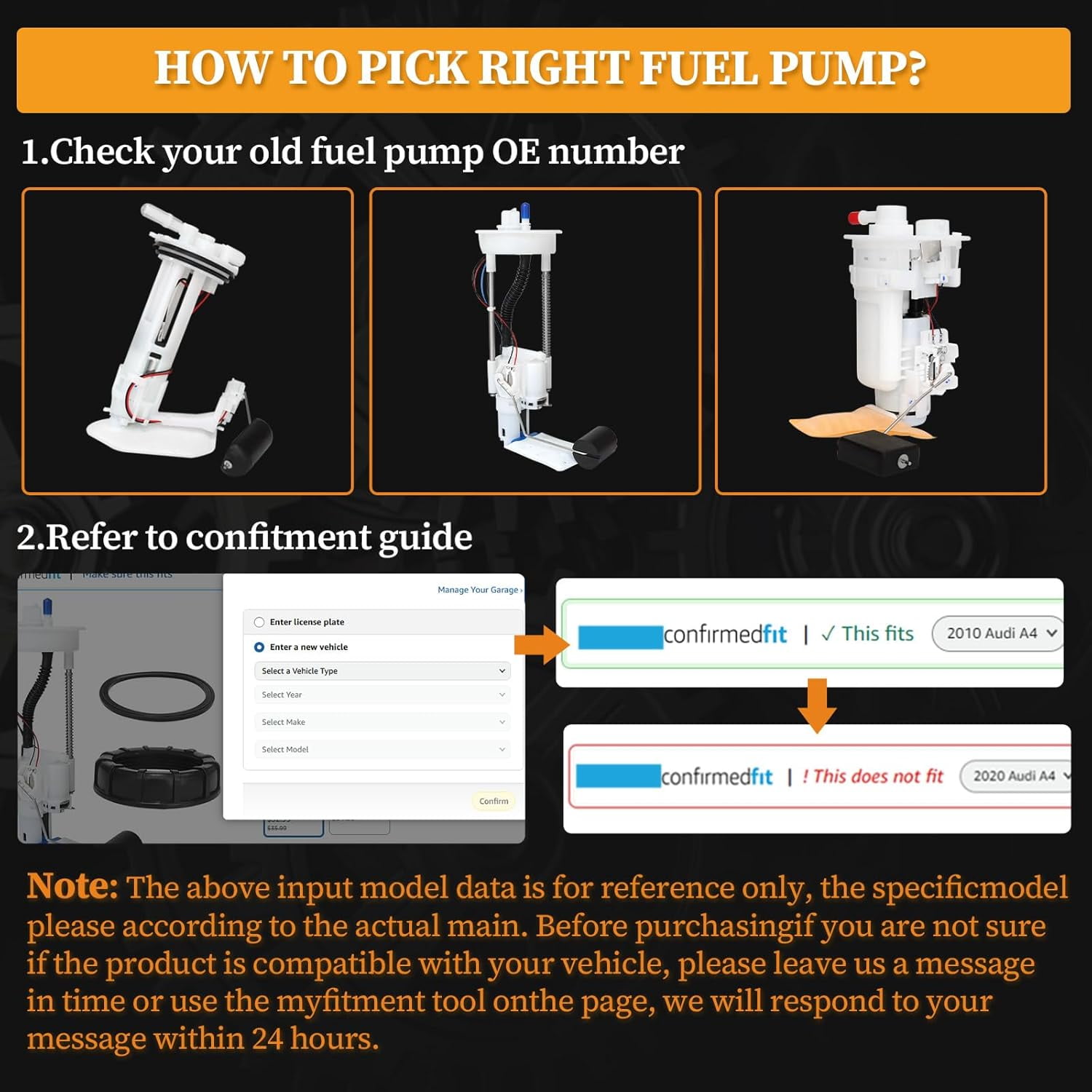 2014-2021 Fuel Pump Assembly Compatible for Honda Rancher 420 TRX420 14-21, Foreman 500 TRX500 2014-2021, Foreman Rubicon 520 2015-2021, Replace 16700-HR3-A21