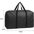 thumbnail image 2 of Bolsa de almacenamiento de gran capacidad de 145L, bolsa de almacenamiento con asa para ropa, colcha, sábanas, manta, baúl de juguete, equipaje de viaje, Universidad, 2 of 5