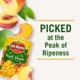 thumbnail image 4 of (2 pack) Del Monte Yellow Cling Peach Chunks, Canned Fruit, 15.25 oz Can, 4 of 7