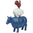 thumbnail image 4 of Northlight Stacked Patriotic Farm Animals Outdoor Garden Statue - 12", 4 of 8