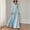 Sky Blue, variant on Sentmoon Dresses for Women Long Sleeve Boho Dress Flowy Slim Womens Maxi Dress for Work and Weekend