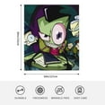 thumbnail image 4 of Invader Zim Blanket Luxury Soft Fuzzy Flannel Fleece Throw Blanket Decor Gift For Bed Sofa Couch Car 60x50in, 4 of 7