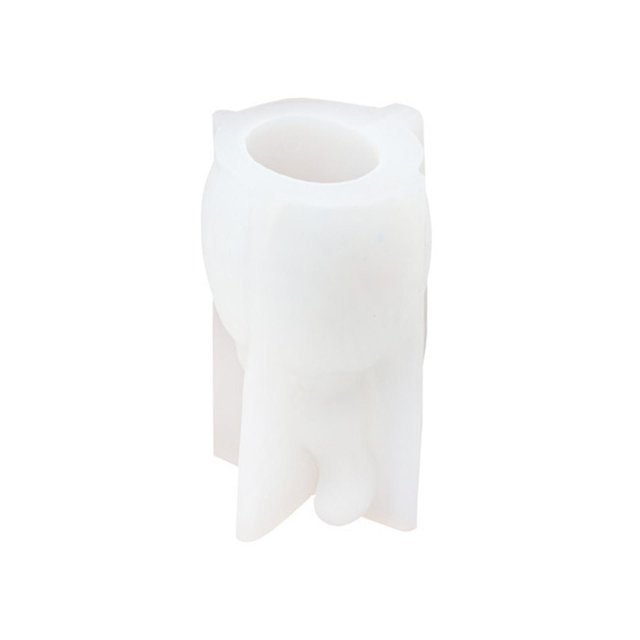 Molde de silicona Herramienta De Molde De Fundición De Resina De Molde De Vela De Silicona En Forma De Conejo 3D No Say Nada que decir Magideal Molde de silicona